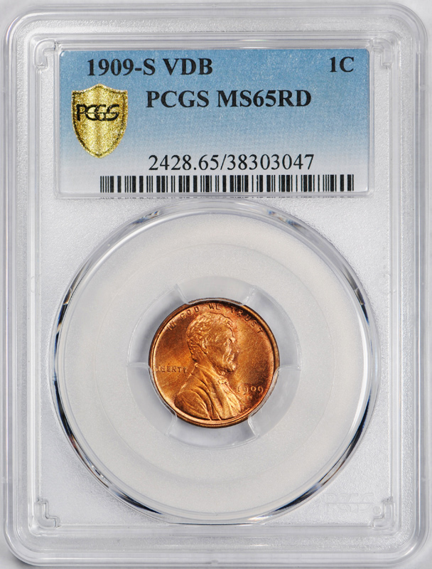 1920-S MS-63 RB SEMI KEY DATE LINCOLN CENT PCGS GRADED