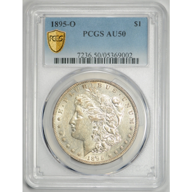 1895 O $1 Morgan Dollar PCGS AU 50 About Uncirculated Better Date Looks Nicer ! 