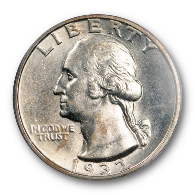 1932 S 25C Washington Quarter PCGS MS 63 Uncirculated Mint State Key Date 