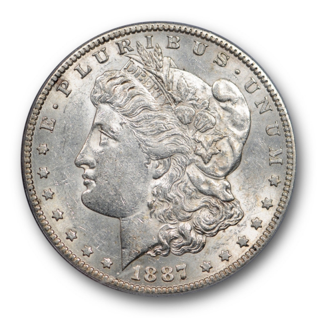 1887 S $1 Morgan Dollar PCGS AU 55 About Uncirculated to MS Better Date 
