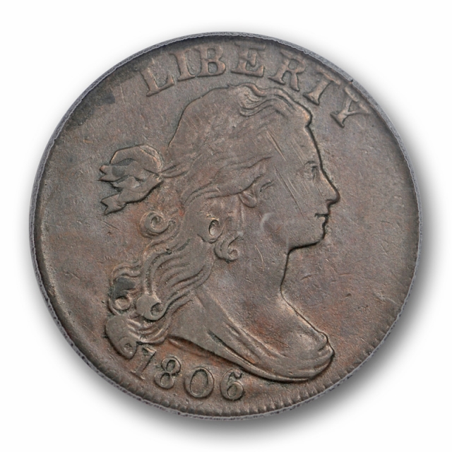 1806 1C Draped Bust Large Cent PCGS VF 35 Very Fine to Extra Fine
