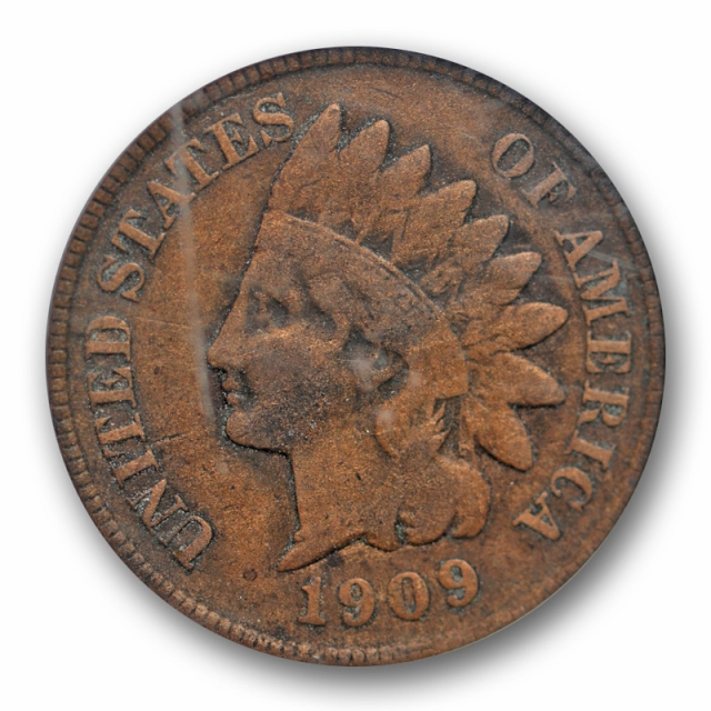 1909 S 1C Indian Head Cent PCGS F 12 Fine San Francisco Mint Key Date 