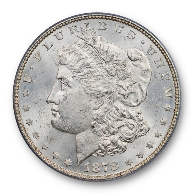 1878 7TF $1 Reverse of 1878 Morgan Dollar PCGS MS 63 Uncirculated Rev of 78 ' 