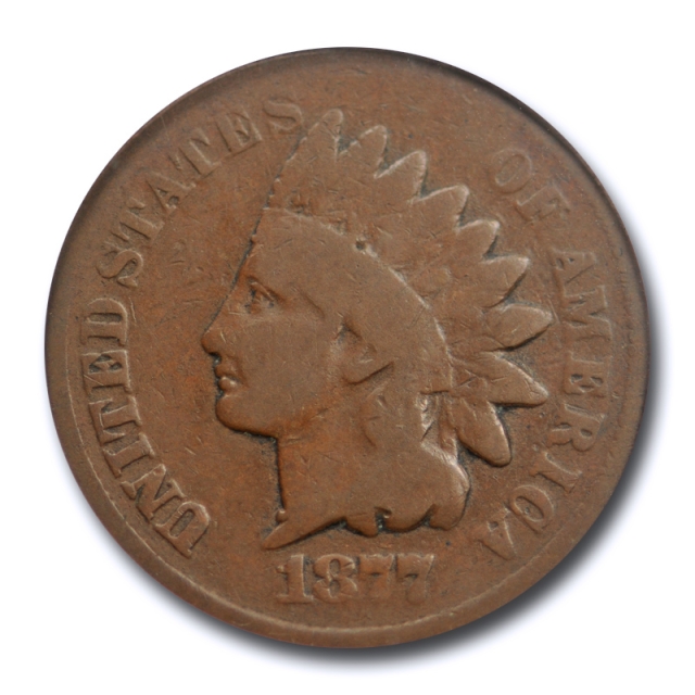 1877 1C Indian Head Cent PCGS G 4 Good Original & Attractive Key Date Tough ! 