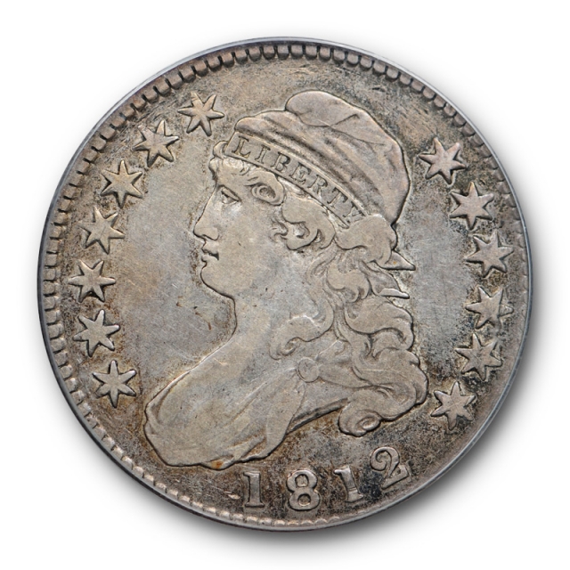 1812 50C Capped Bust Half Dollar PCGS VF 35 Very Fine to XF CAC Approved O 103