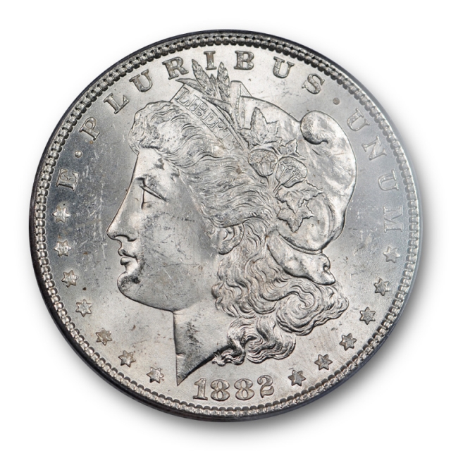 1882 $1 Morgan Dollar PCGS MS 64 Uncirculated Better Date Philadelphia P Mint Cert#9936