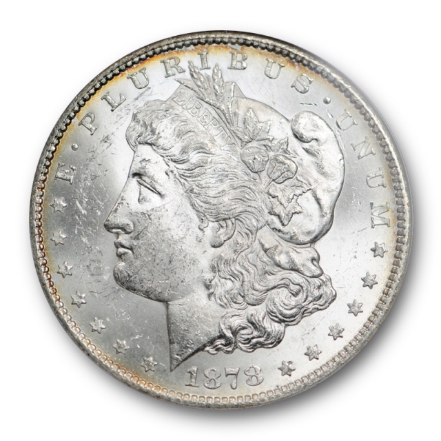 1878 CC $1 Morgan Dollar ANACS MS 63 Uncirculated Carson City Mint Old Holder !