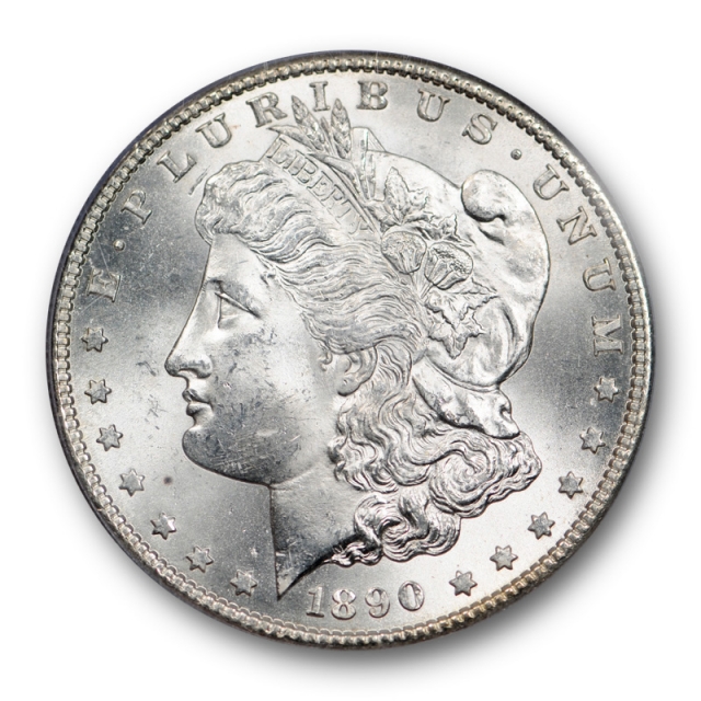 1890 S $1 Morgan Dollar PCGS MS 64 Uncirculated Blast White Better Date Cert#8968