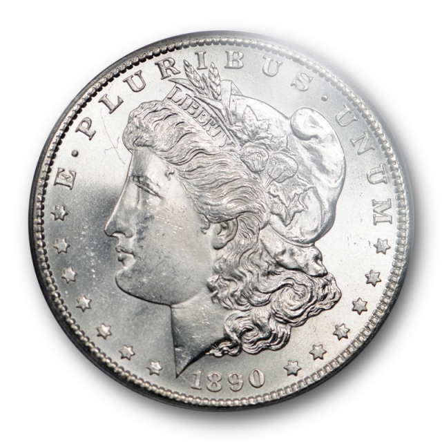 1890 S $1 Morgan Dollar PCGS MS 64 Uncirculated Blast White Lustrous ! Cert#3758