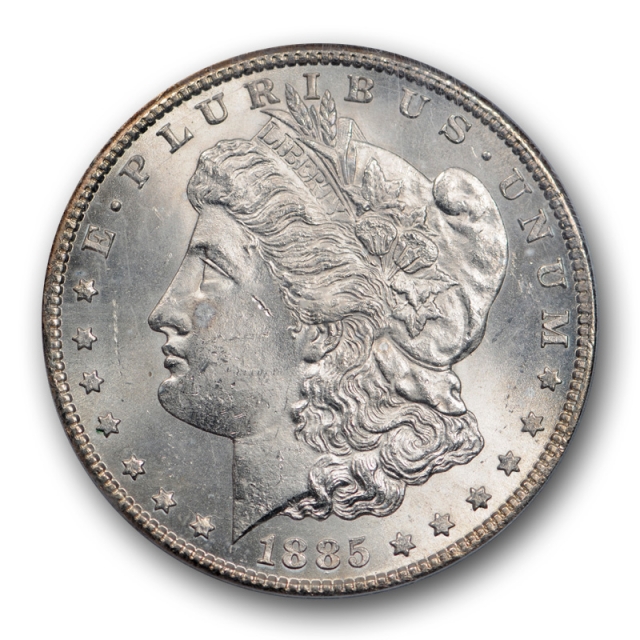 1885 CC $1 Morgan Dollar PCGS MS 63 Uncirculated Carson City Mint Original Cert#5744