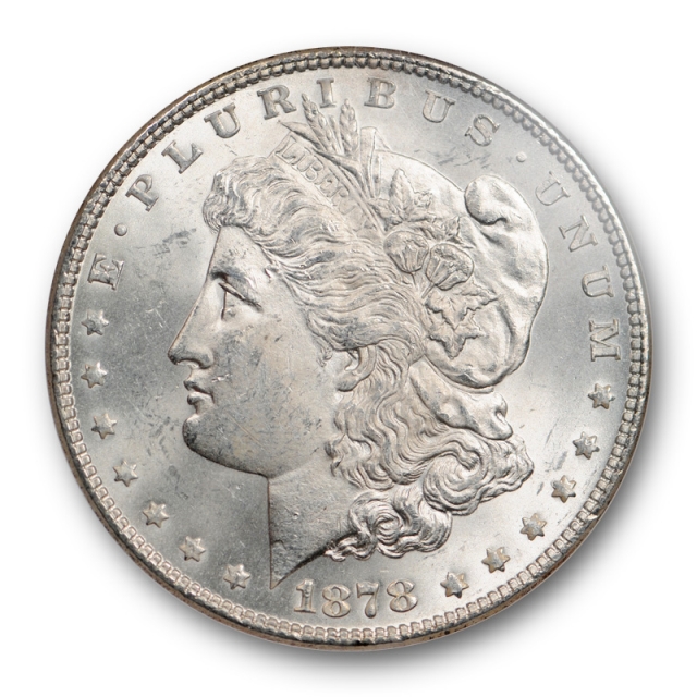 1878 $1 7TF REV OF 78 Morgan Dollar NGC MS 63 Uncirculated Reverse of 1878 