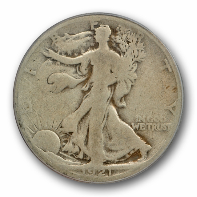 1921 D 50C Walking Liberty Half Dollar PCGS G 4 Denver Mint Key Date !