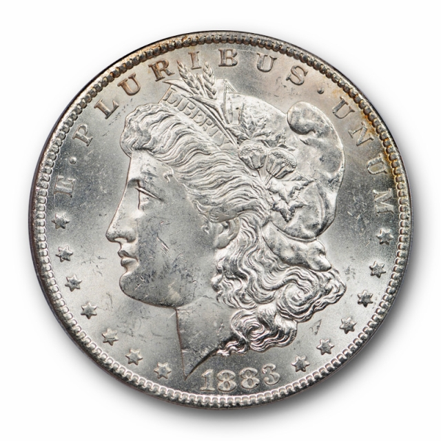 1883 CC $1 Morgan Dollar PCGS MS 63 Uncirculated Carson City Mint Cert#1404