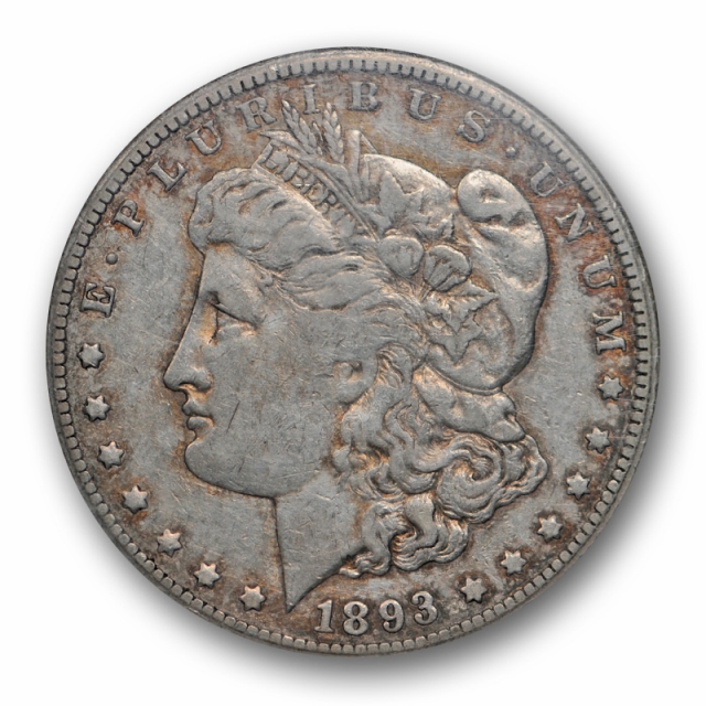 1893 CC $1 Morgan Dollar NGC VF 25 Very Fine CAC Approved Carson City Mint
