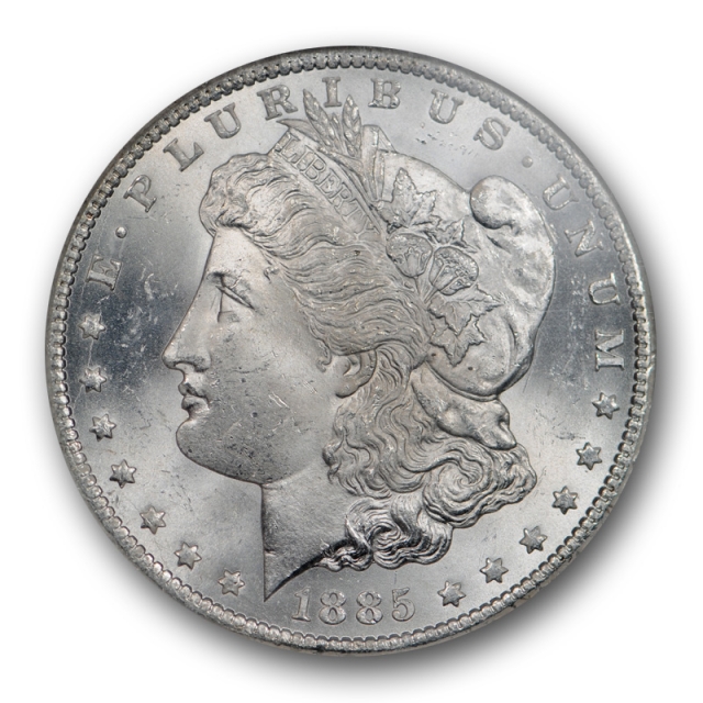 1885 CC $1 Morgan Dollar NGC MS 64 Uncirculated Carson City Mint White Cert#64006