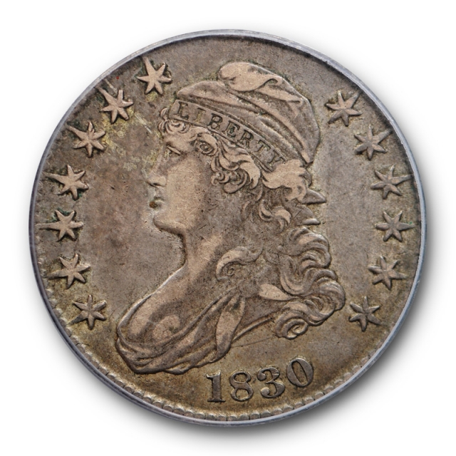 1830 50C Small 0 Capped Bust Half Dollar PCGS VF 35 Very Fine to Extra Fine O 119