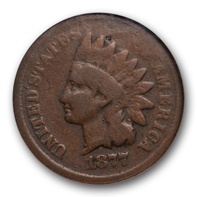 1877 1C Indian Head Cent NGC G 6 Good to Very Good Key Date Original 