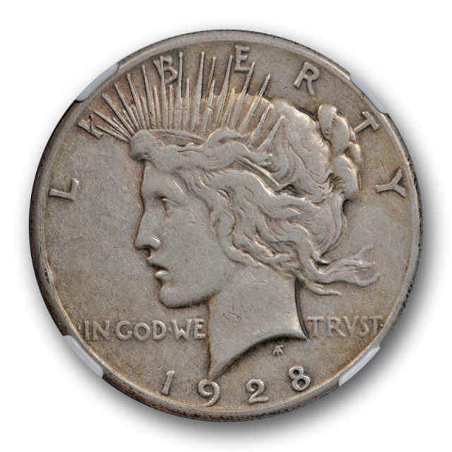1928 Peace Dollar S$1 NGC XF 40 Extra Fine Key Date Silver $1