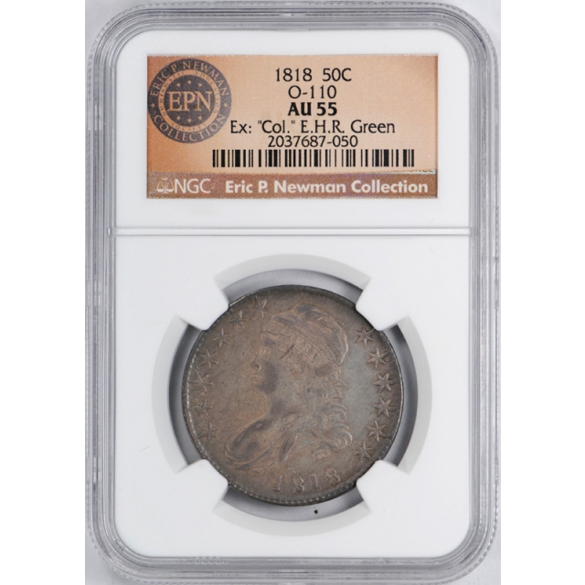 1818 Capped Bust Half Dollar NGC AU 55 About Uncirculated O 110 R 4 ! 