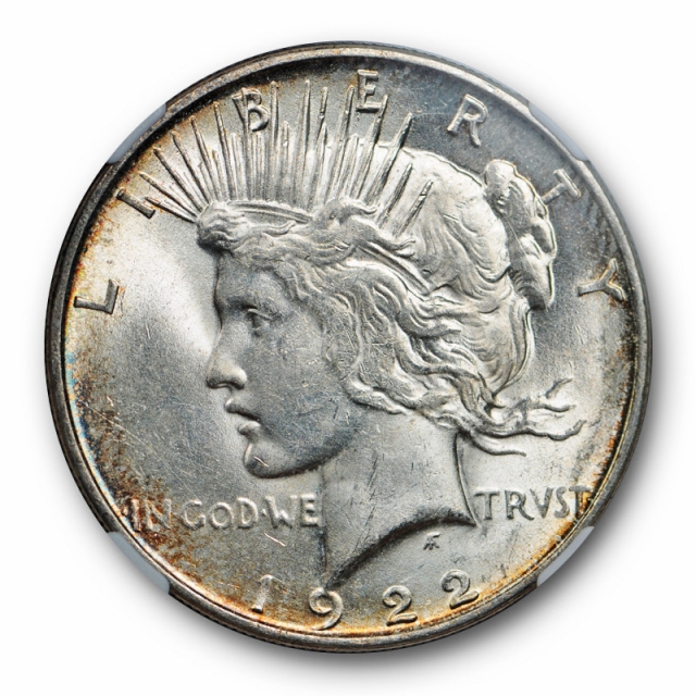 1922 D Peace Dollar $1 NGC MS 63 Uncirculated John Newman Collection Coin