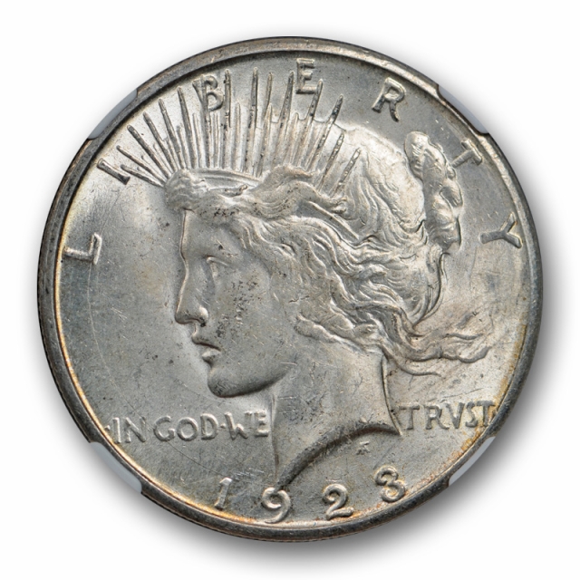 1923 S Peace Dollar $1 NGC MS 63 Uncirculated John Newman Collection Cert#4007