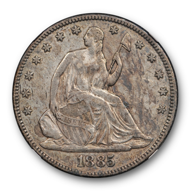 1885 50c Seated Liberty Half Dollar NGC XF 45 Extra Fine to AU Key Date ! 