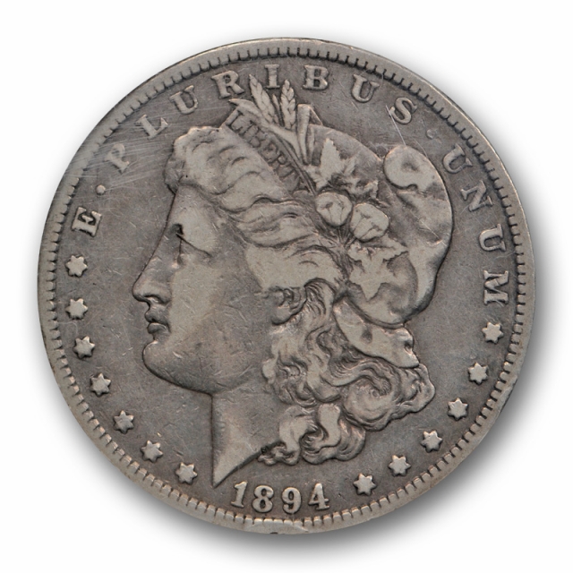 1894 $1 Morgan Dollar NGC F 12 Fine Key Date Low Mintage Looks Very Fine ! 