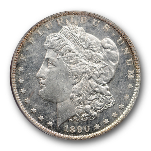 1890 $1 Morgan Dollar PCGS MS 63 DMPL Uncirculated Deep Mirror Proof Like