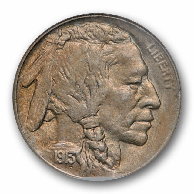 1913 S Type One 1 Buffalo Nickel ANACS MS 64 Uncirculated Toned Old Holder