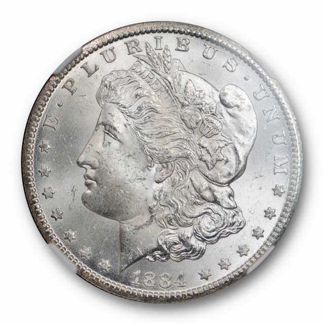 1884 CC $1 Morgan Dollar NGC MS 64 Uncirculated Carson City Lustrous Cert#1013