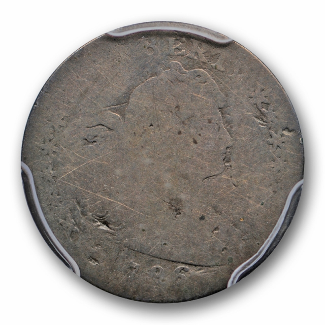 1796 H10C Draped Bust Half Dime PCGS P/FR Details Low Mintage Tough Date