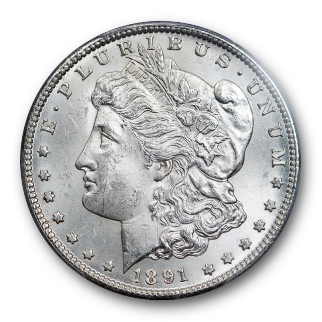 1891 CC $1 Morgan Dollar PCGS MS 62 Uncirculated Carson City Cert#1507
