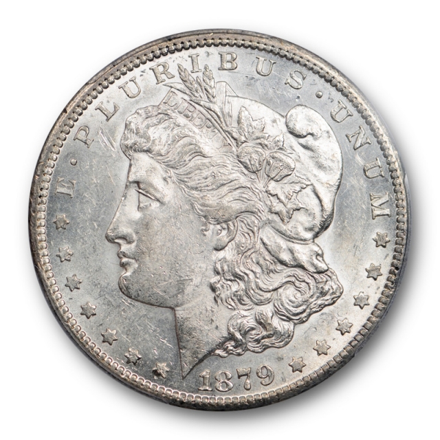 1879 CC $1 Morgan Dollar PCGS AU 58 About Uncirculated CAC Approved Normal CC