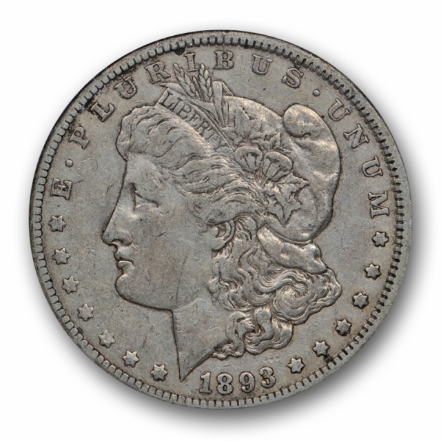 1893 CC $1 Morgan Dollar NGC XF 40 Extra Fine Carson City Mint Better Date Original 