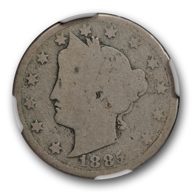 1885 Liberty Head Nickel NGC G 4 Good Philadelphia Mint Key Date Original 