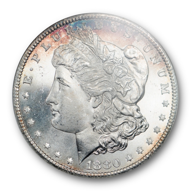 1880 S $1 Morgan Dollar ANACS MS 66 Uncirculated Lustrous Toned Old Holder ! 