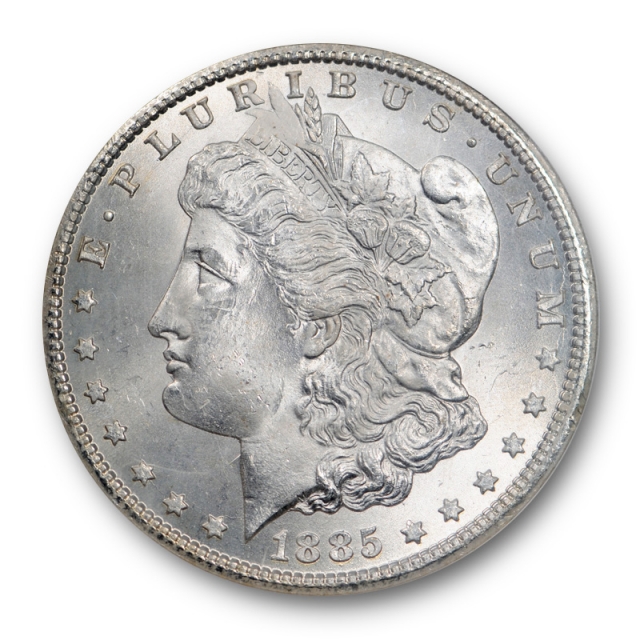 1885 CC $1 Morgan Dollar NGC MS 64 Uncirculated Carson City Mint Cert#8073