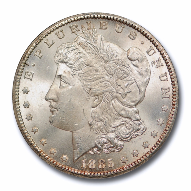 1885 CC $1 Morgan Dollar NGC MS 64 Uncirculated CAC Approved Carson City 