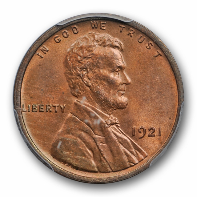 1921 1C Lincoln Wheat Cent PCGS MS 65 RB Uncirculated Red Brown Nice ! 