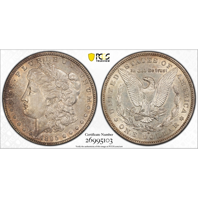 1895 O $1 Morgan Dollar PCGS AU 55 About Uncirculated to Mint State Better Date 