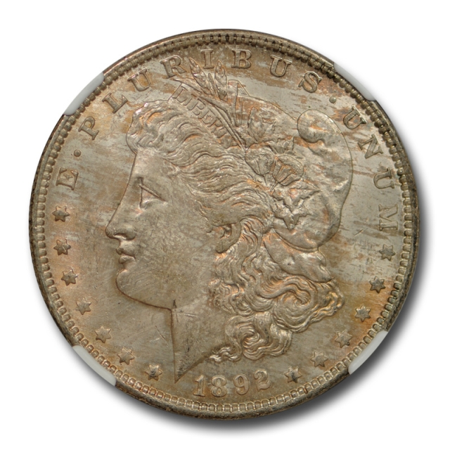 1892 O $1 Morgan Dollar NGC MS 64 Uncirculated New Orleans Pretty Toned Nice!