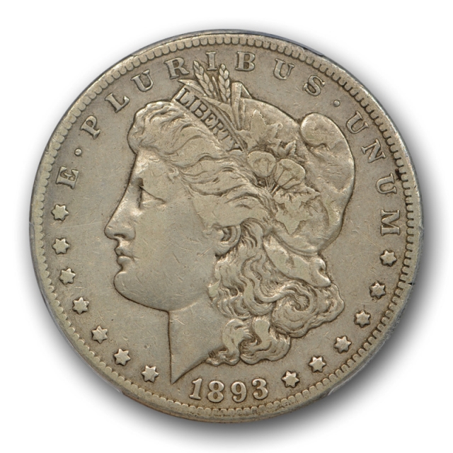 1893 CC $1 Morgan Dollar PCGS VF 20 Very Fine Carson City Mint Tough !