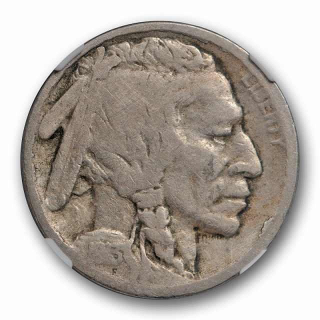 1913 S Type Two TY 2 Buffalo Head Nickel NGC F 12 Fine Key Date San Francisco Mint