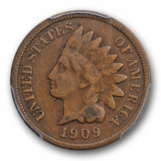 1909 S 1C Indian Head Cent PCGS F 12 Fine Key Date San Francisco Mint Original 