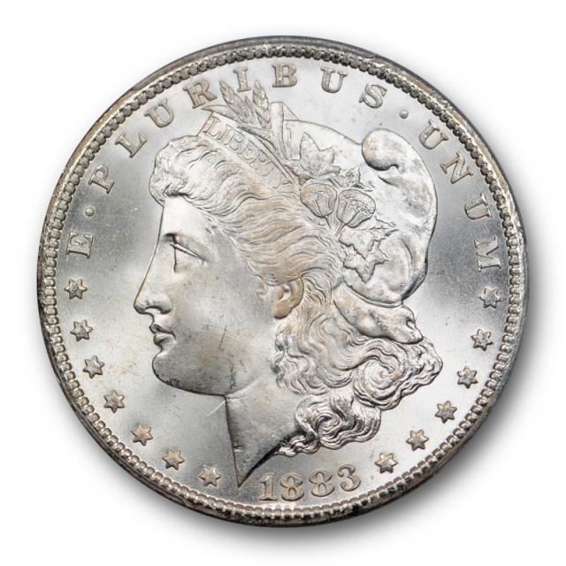 1883 CC $1 Morgan Dollar PCGS MS 66+ Uncirculated Carson City Mint Plus Grade 