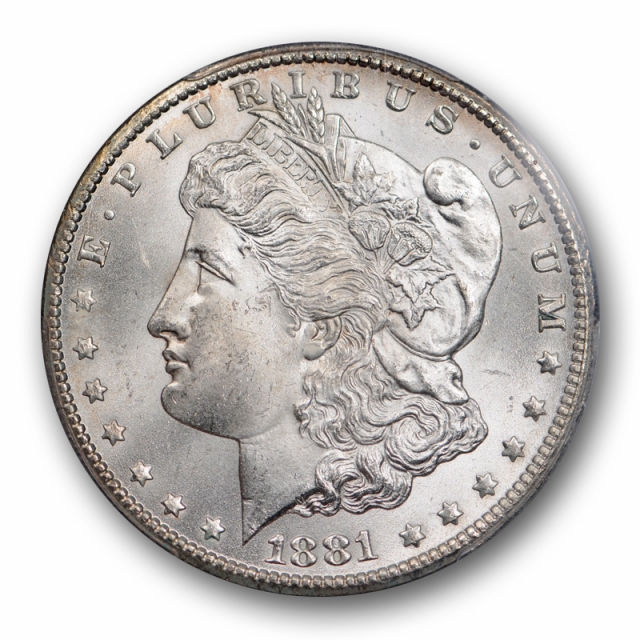 1881 CC $1 Morgan Dollar PCGS MS 65 Uncirculated Carson City Mint Cert#9987