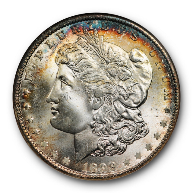 1899 O Morgan Dollar $1 NGC MS 64 CAC Approved Toned Beauty 