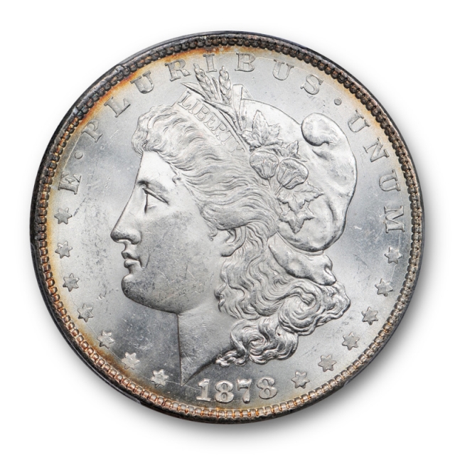 1878 8TF $1 Morgan Dollar PCGS MS 63 Uncirculated Lustrous Beauty Nice ! 