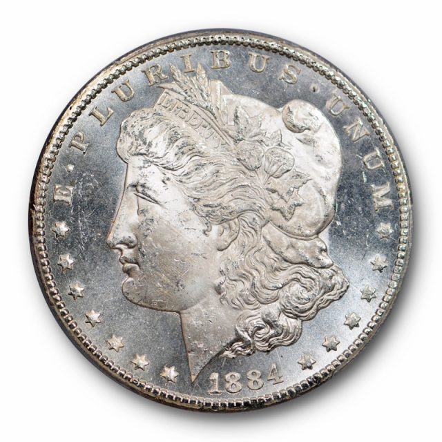 1884 CC $1 Morgan Dollar PCGS MS 64 PL Uncirculated Proof Like Carson City Mint