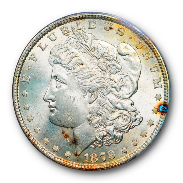 1879 $1 Morgan Dollar PCGS MS 64 Uncirculated Philadelphia P Mint Tone